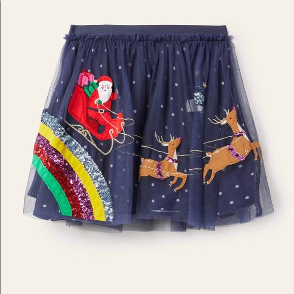 Mini Boden Other - NWT Boden Sequin Appliqué Tulle Skirt, size 4-5Y